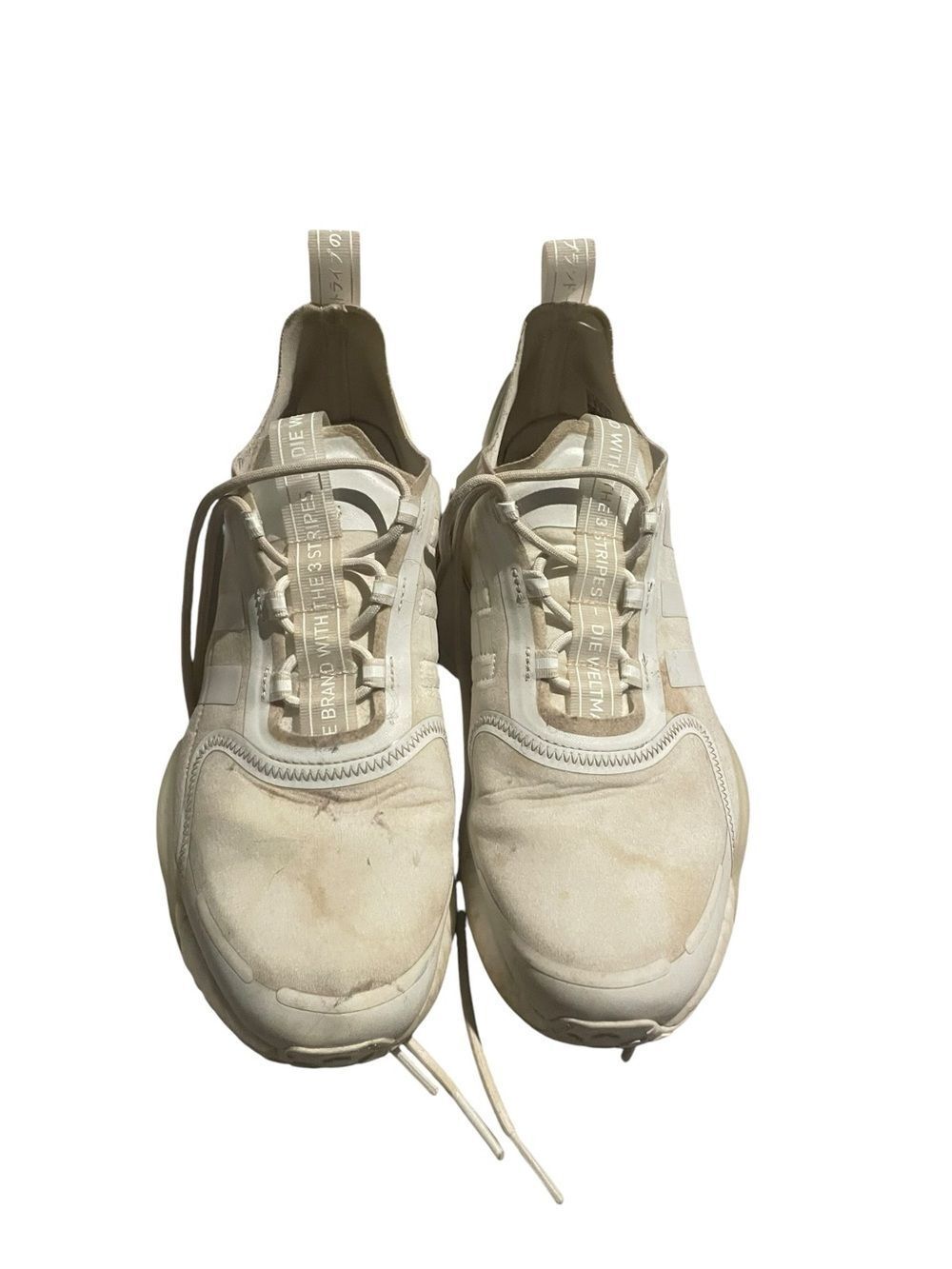adidas white tennis shoes excellent. Condition 10.5